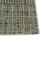 project error by kavi green wool and bamboo silk hand knotted Rug - Corner
