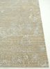 chaos theory by kavi beige and brown wool and bamboo silk hand knotted Rug - Corner chaos theory by kavi beige and brown wool and bamboo silk hand knotted Rug - Corner