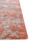 chaos theory by kavi red and orange wool and bamboo silk hand knotted Rug - Corner chaos theory by kavi red and orange wool and bamboo silk hand knotted Rug - Corner