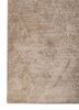 project error by kavi ivory wool and bamboo silk hand knotted Rug - Corner