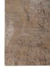 project error by kavi grey and black wool and bamboo silk hand knotted Rug - Corner