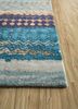 project error by kavi blue wool and bamboo silk hand knotted Rug - Corner project error by kavi blue wool and bamboo silk hand knotted Rug - Corner