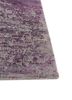 afterglow by kavi grey and black wool and bamboo silk hand knotted Rug - Corner