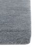 afterglow by kavi blue wool and bamboo silk hand knotted Rug - Corner