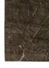 urban pause by kavi grey and black wool and bamboo silk hand knotted Rug - Corner