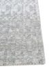 aakar by kavi grey and black wool and bamboo silk hand knotted Rug - Corner