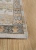 erbe beige and brown wool hand knotted Rug - Corner erbe beige and brown wool hand knotted Rug - Corner