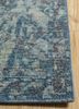 erbe blue wool hand knotted Rug - Corner erbe blue wool hand knotted Rug - Corner