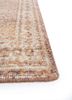 erbe beige and brown wool hand knotted Rug - Corner erbe beige and brown wool hand knotted Rug - Corner