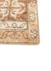 thyme red and orange wool hand knotted Rug - Corner