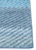 erbe blue wool hand knotted Rug - Corner erbe blue wool hand knotted Rug - Corner