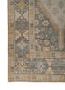 erbe blue wool hand knotted Rug - Corner