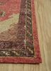 erbe red and orange wool hand knotted Rug - Corner erbe red and orange wool hand knotted Rug - Corner