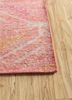 erbe red and orange wool hand knotted Rug - Corner
