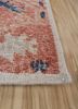 erbe red and orange wool hand knotted Rug - Corner