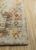 erbe red and orange wool hand knotted Rug - Corner erbe red and orange wool hand knotted Rug - Corner