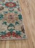 erbe beige and brown wool hand knotted Rug - Corner
