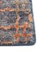 erbe blue wool and bamboo silk hand knotted Rug - Corner