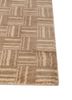 saga beige and brown acrylic hand loom Rug - Corner saga beige and brown acrylic hand loom Rug - Corner