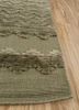 basis green bamboo silk hand loom Rug - Corner basis green bamboo silk hand loom Rug - Corner