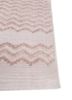 basis pink and purple bamboo silk hand loom Rug - Corner