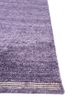 basis blue bamboo silk hand loom Rug - Corner