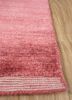 basis red and orange bamboo silk hand loom Rug - Corner basis red and orange bamboo silk hand loom Rug - Corner