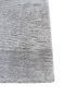 basis grey and black wool and viscose hand loom Rug - Corner basis grey and black wool and viscose hand loom Rug - Corner