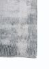 basis blue viscose hand loom Rug - Corner basis blue viscose hand loom Rug - Corner