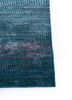 konstrukt blue wool and bamboo silk hand loom Rug - Corner
