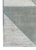 saga ivory wool and bamboo silk hand loom Rug - Corner saga ivory wool and bamboo silk hand loom Rug - Corner