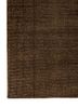 saga beige and brown wool hand loom Rug - Corner