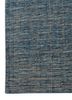 saga blue wool hand loom Rug - Corner