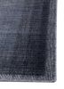 jean grey and black wool hand loom Rug - Corner