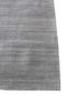 basis blue wool hand loom Rug - Corner