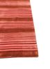 basis red and orange wool hand loom Rug - Corner