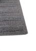 basis blue wool hand loom Rug - Corner