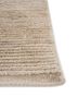 saga beige and brown wool hand loom Rug - Corner