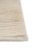 saga ivory wool hand loom Rug - Corner