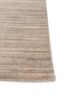 saga beige and brown wool hand loom Rug - Corner