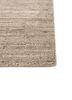 saga beige and brown wool hand loom Rug - Corner