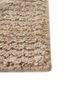 saga beige and brown wool hand loom Rug - Corner