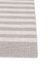 saga grey and black wool hand loom Rug - Corner