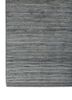 saga blue wool hand loom Rug - Corner