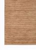 saga red and orange wool hand loom Rug - Corner