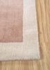 jean red and orange wool hand loom Rug - Corner jean red and orange wool hand loom Rug - Corner