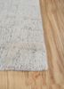 tesoro ivory wool hand loom Rug - Corner