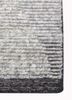 saga grey and black wool hand loom Rug - Corner saga grey and black wool hand loom Rug - Corner