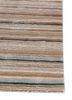basis beige and brown wool and viscose hand loom Rug - Corner basis beige and brown wool and viscose hand loom Rug - Corner