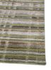 basis green wool and viscose hand loom Rug - Corner